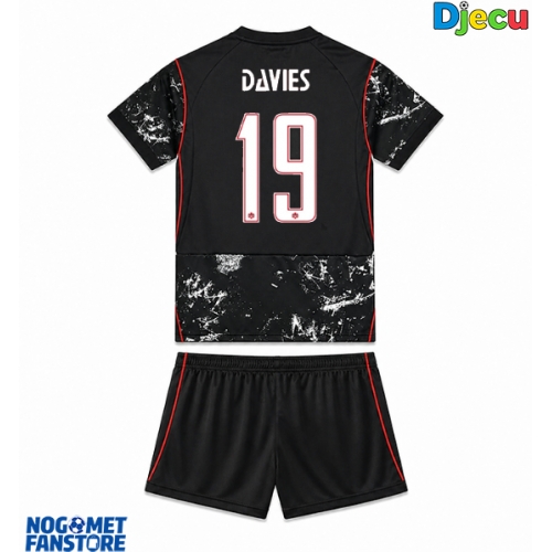 Kanada Alphonso Davies #19 Gostujuci Dres za djecu SP 2026 Kratak Rukav (+ Kratke hlače)
